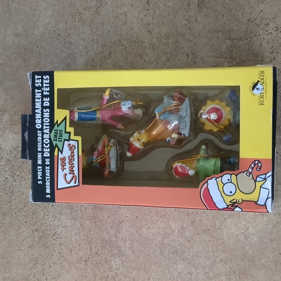 The Simpsons Holiday Mini Ornament Set by - Picture 4 of 7